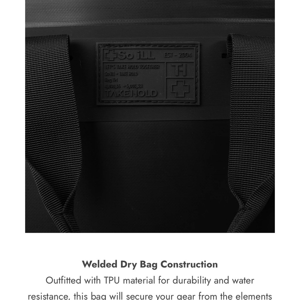 Jason Momoa On The Roam Black Men's Dirt Bag - Picture 15 of 15
